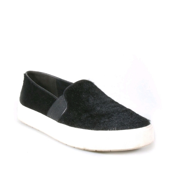 Vince Shoes - Vince "Berlin" Black Calf Hair slip on Sneakers 🖤 7.5
